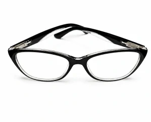 Dioptrické brýle JingGlass DE LUXE TL8822 Flexi +1,5, černé, unisex, plastové