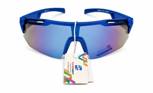 Dětské sluneční brýle Vividsight T03-6305, modrý matný rám / modro-fialová skla, Cat.3